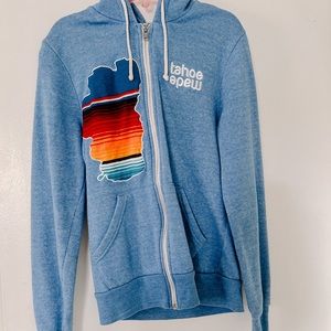 Lake Tahoe zip-up hoodie